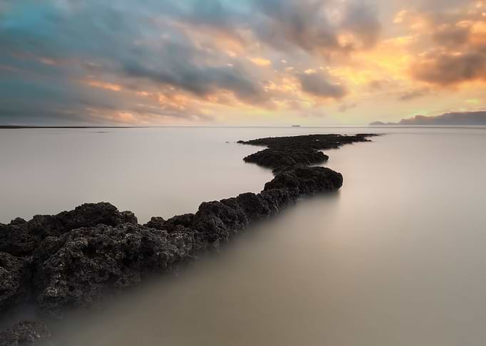 Coastal sunset View