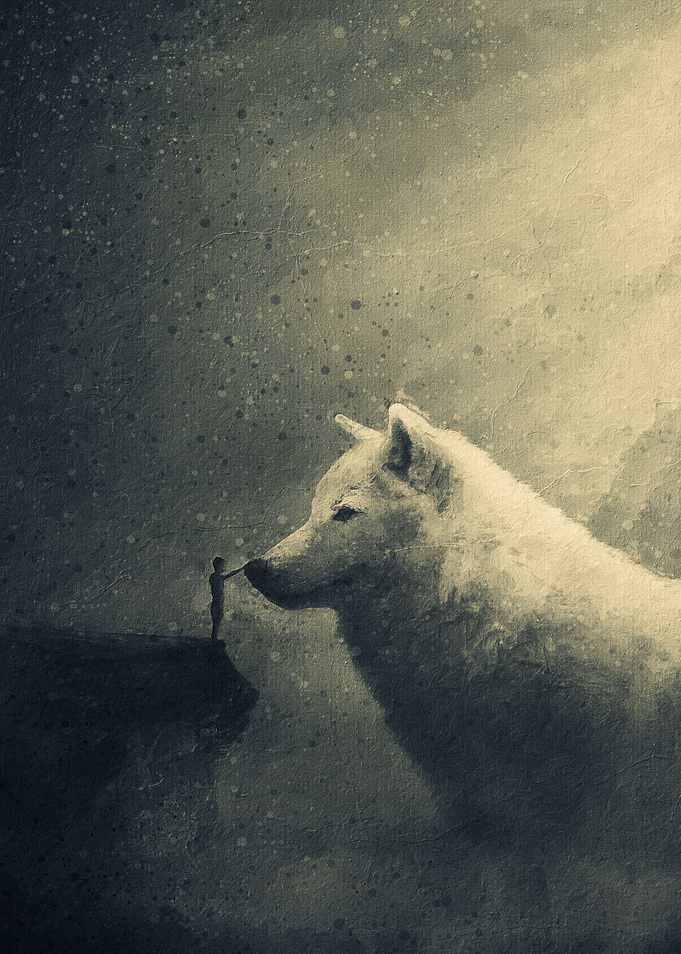 my wolf friend