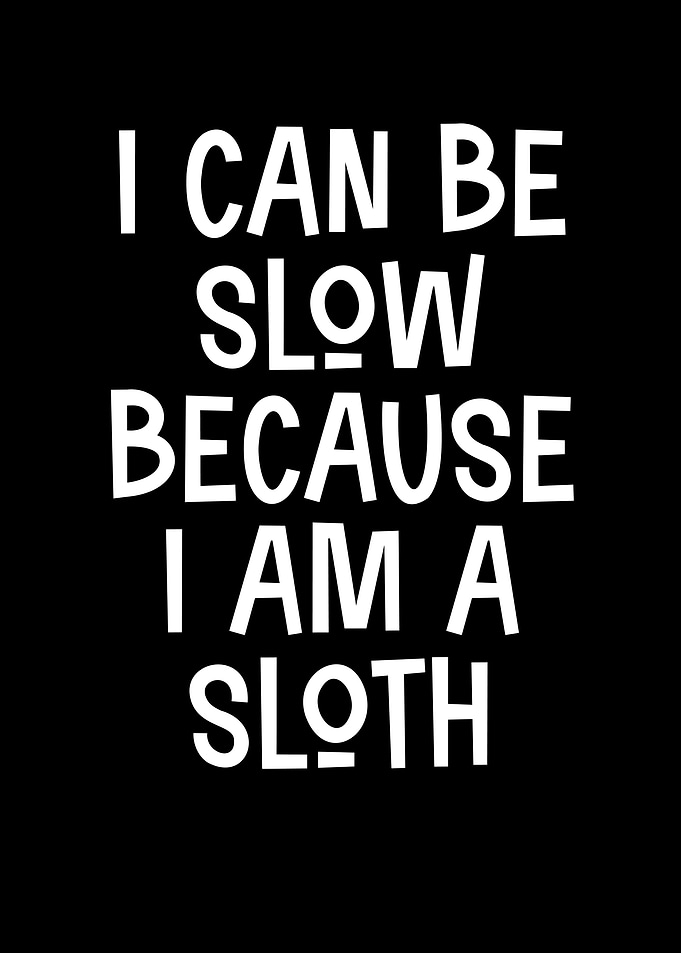 I am a sloth