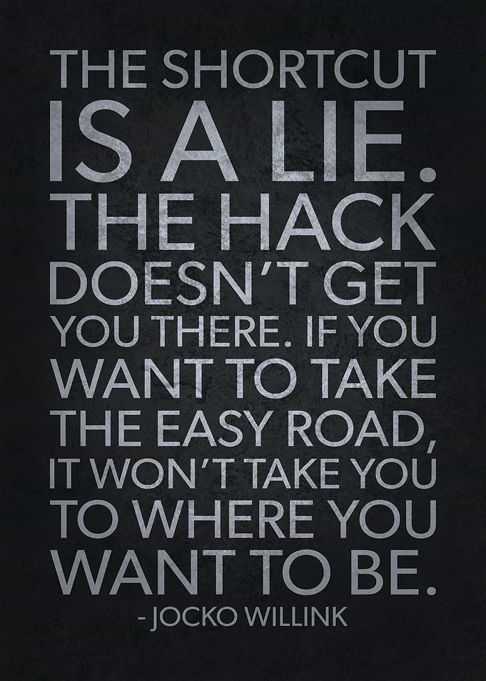 The Shortcut Is A Lie