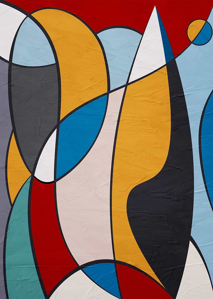 GEOMETRIC ABSTRACT 438A
