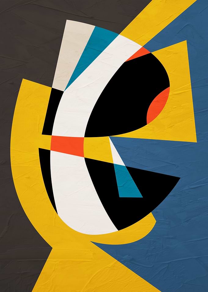 GEOMETRIC ABSTRACT 436A