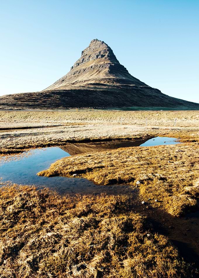 Mount in desert landscapes