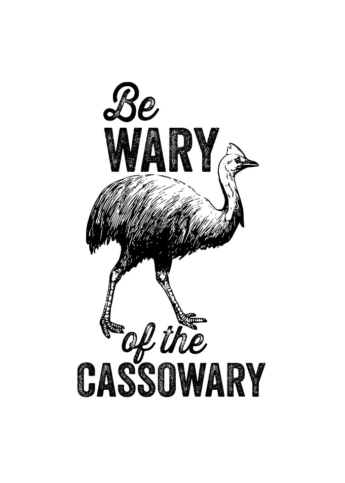 Be wary of the Cassowary
