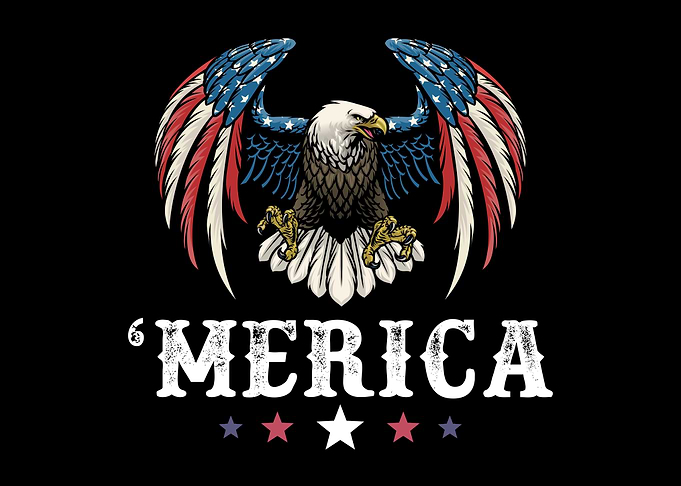 Eagle American Flag