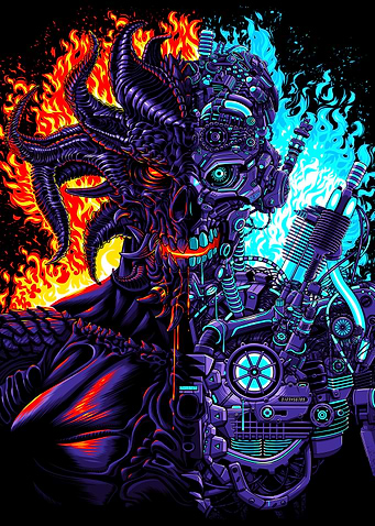 Robot vs Demon