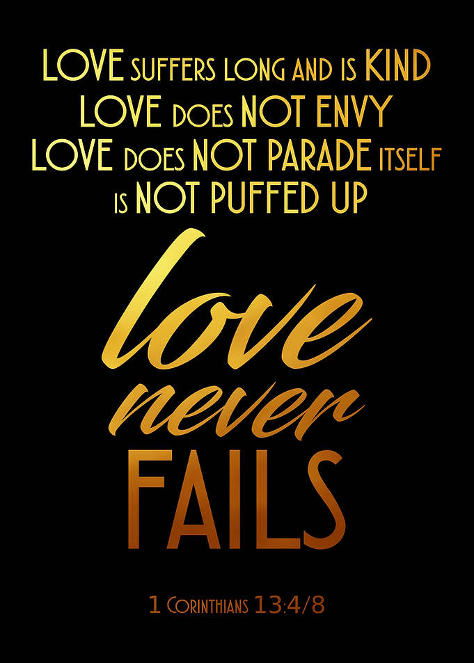 Love Never Fails Gold