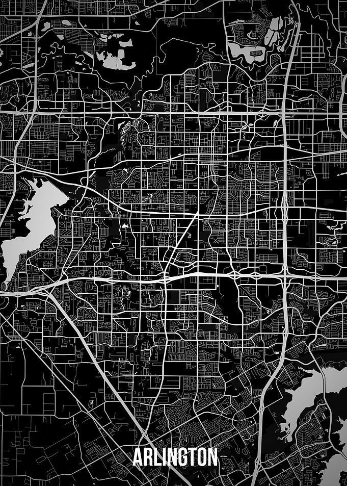 Arlington dark map