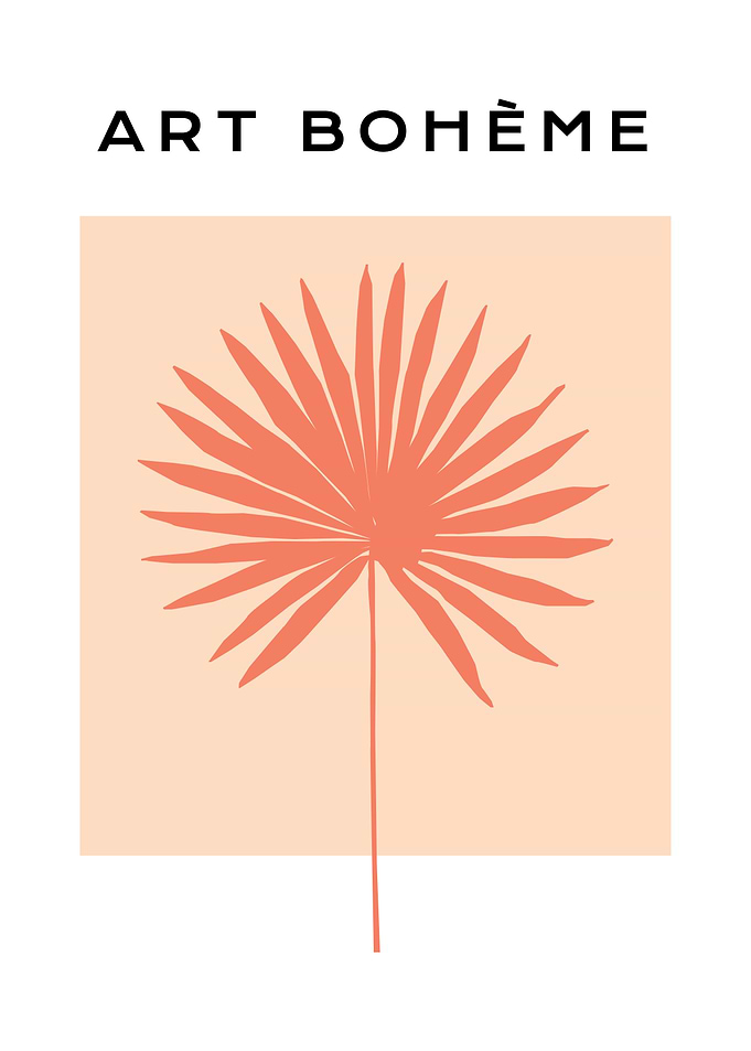 Bohemian leaf quotes art