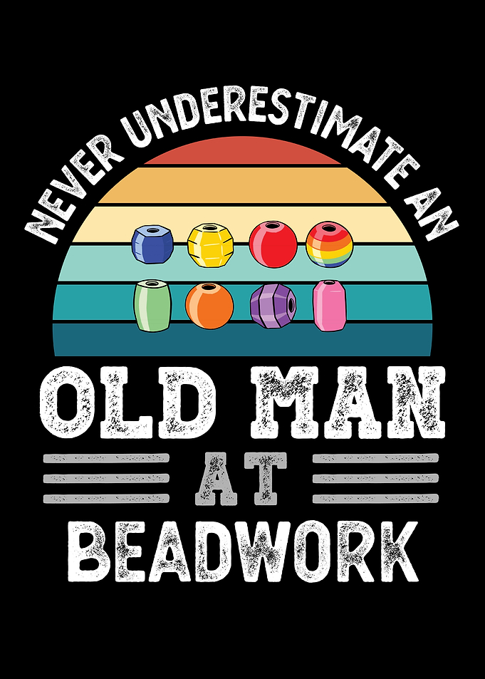 Old Man at Beadwork