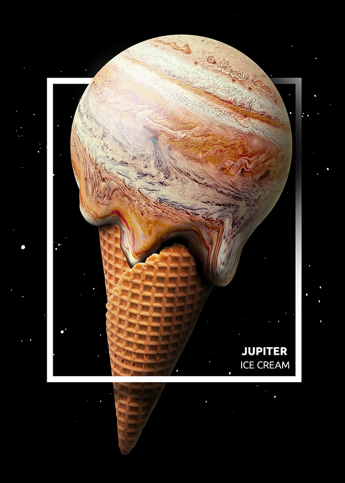 Jupiter Planet Ice Space