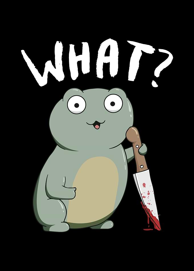 Funny Frog Knife