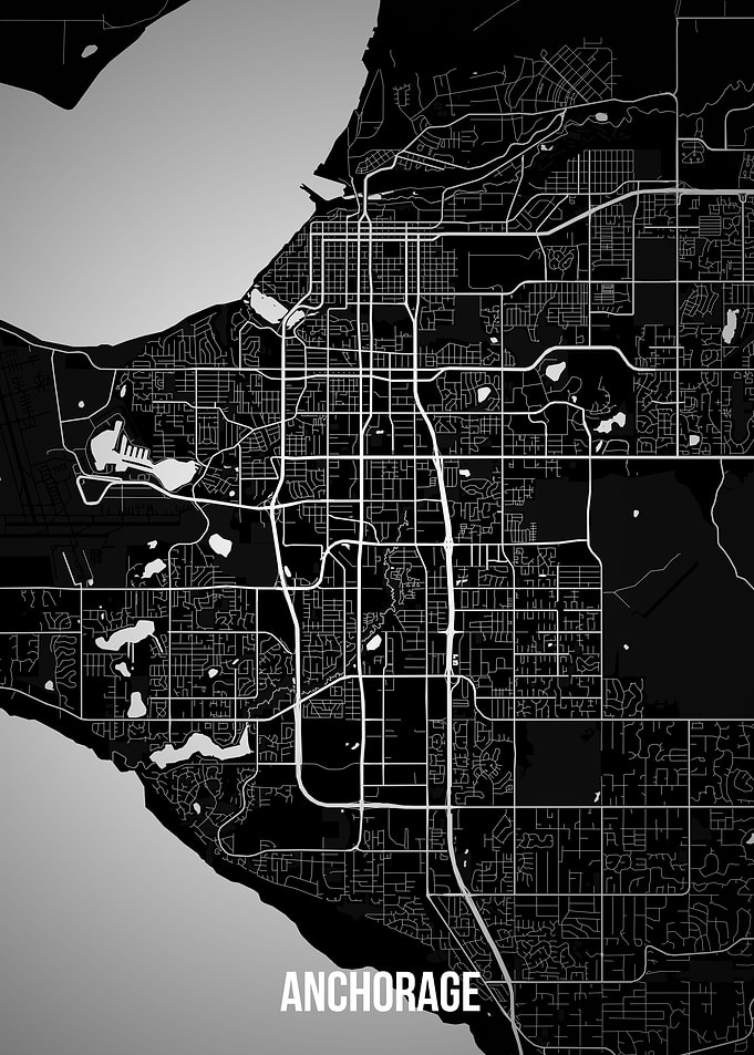 Anchorage dark map