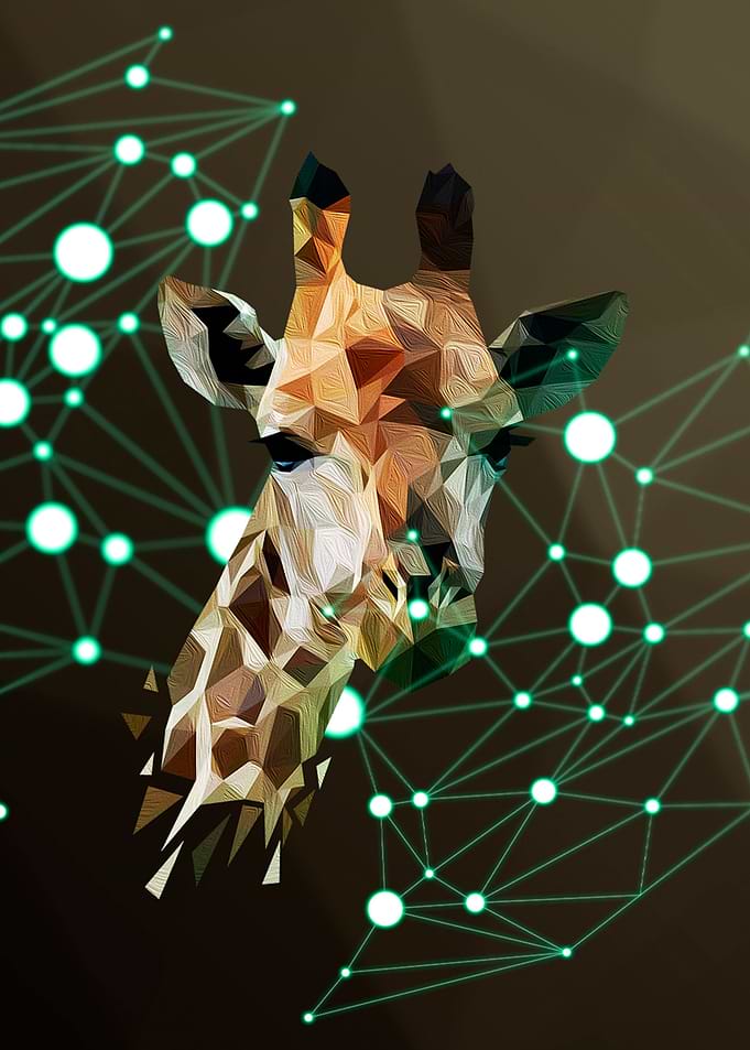 Geometric giraffe