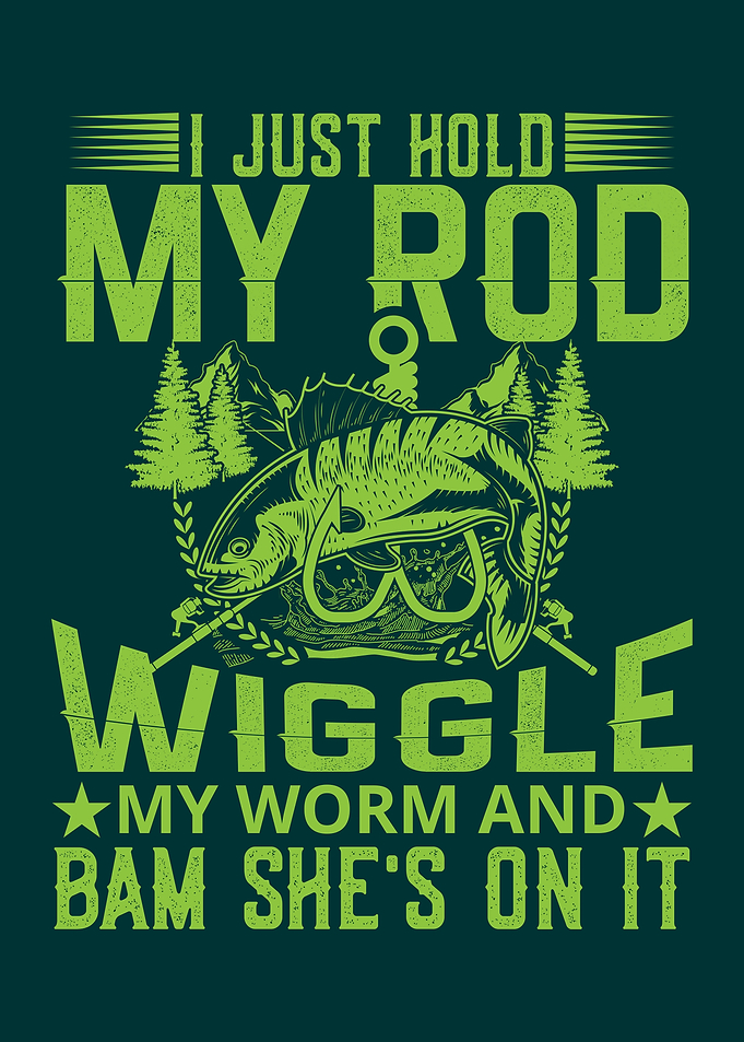 I just hold my Rod Fishing