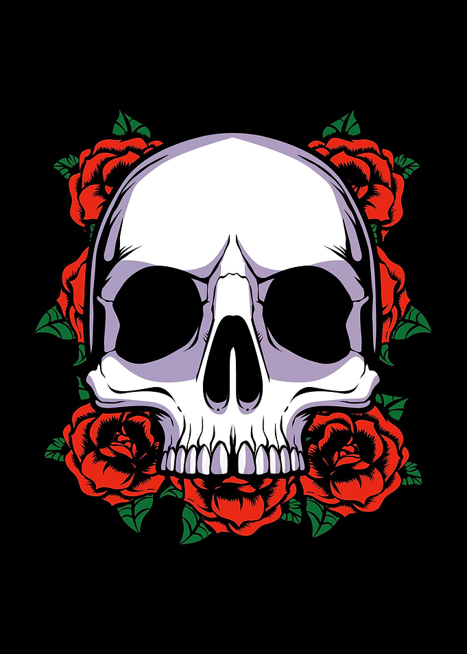 Rose Skull Latina