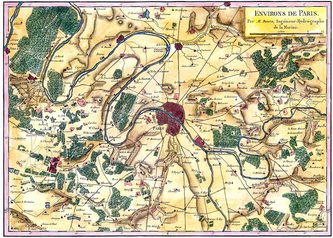 Map of ParisFrance