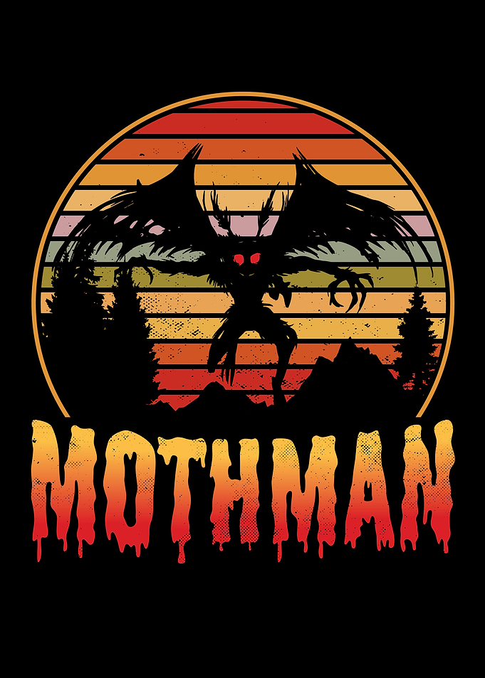 Mothman Cryptid Sunset