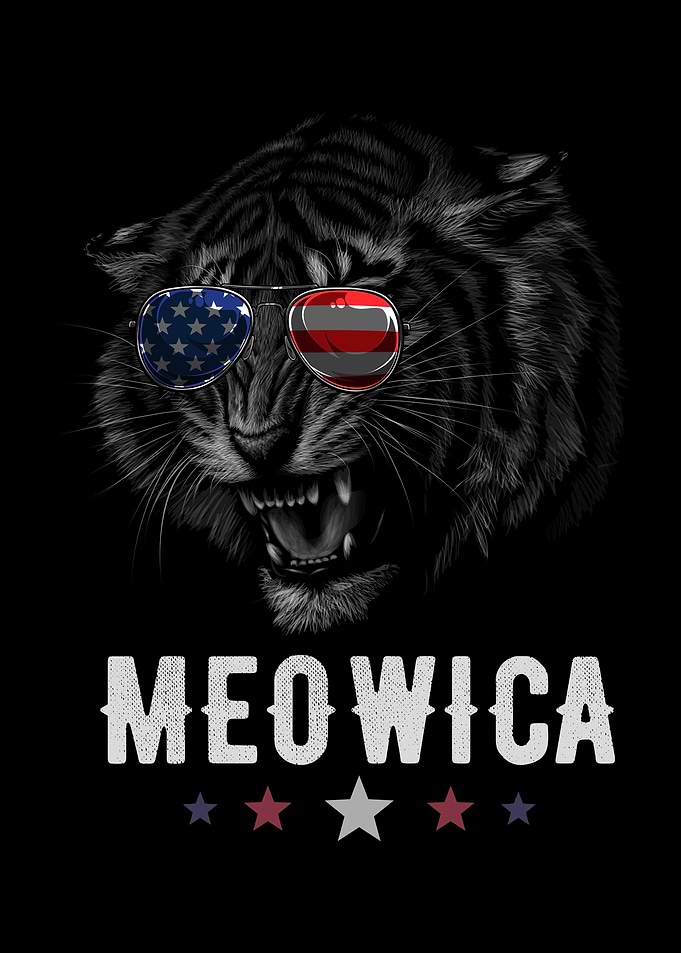 Tiger Merica 4th of July