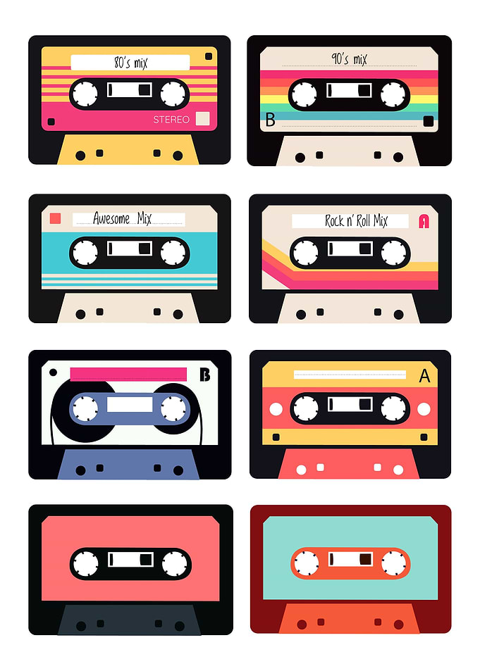 Retro Music Cassette