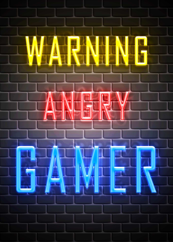 Warning Angry Gamer