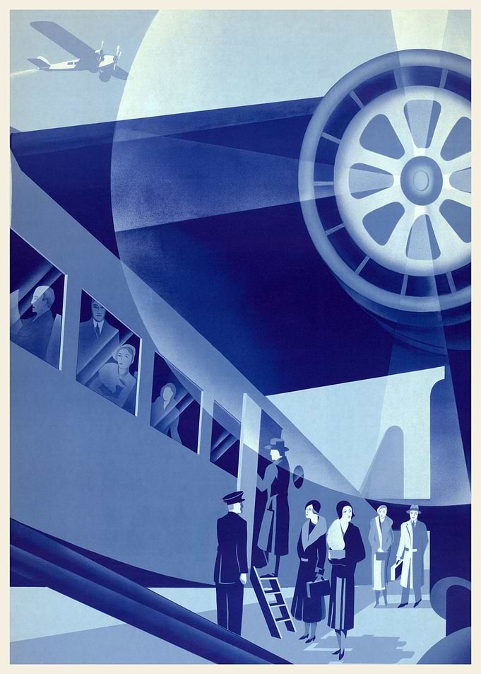 Sweden Vintage Poster