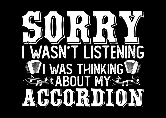 Accordion Joke Musician