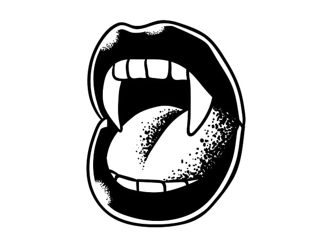 Black and White Fangs