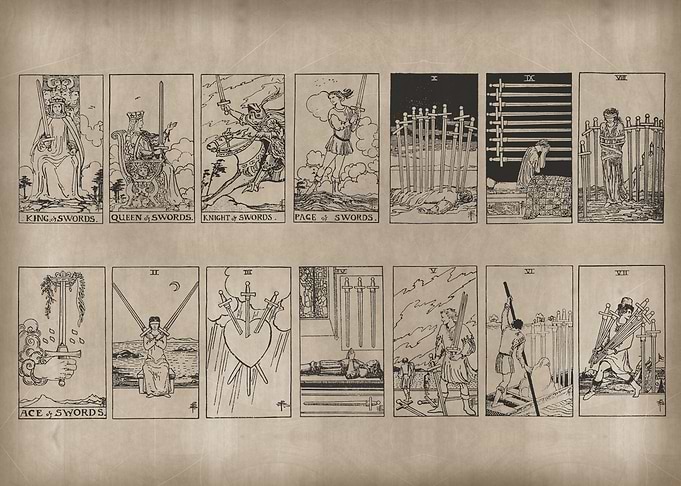 Minor Arcana Swords Tarot