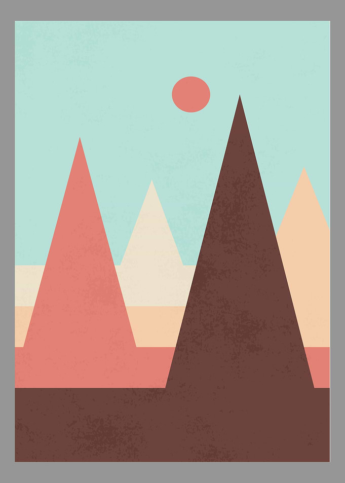 Abstract modern Landscape