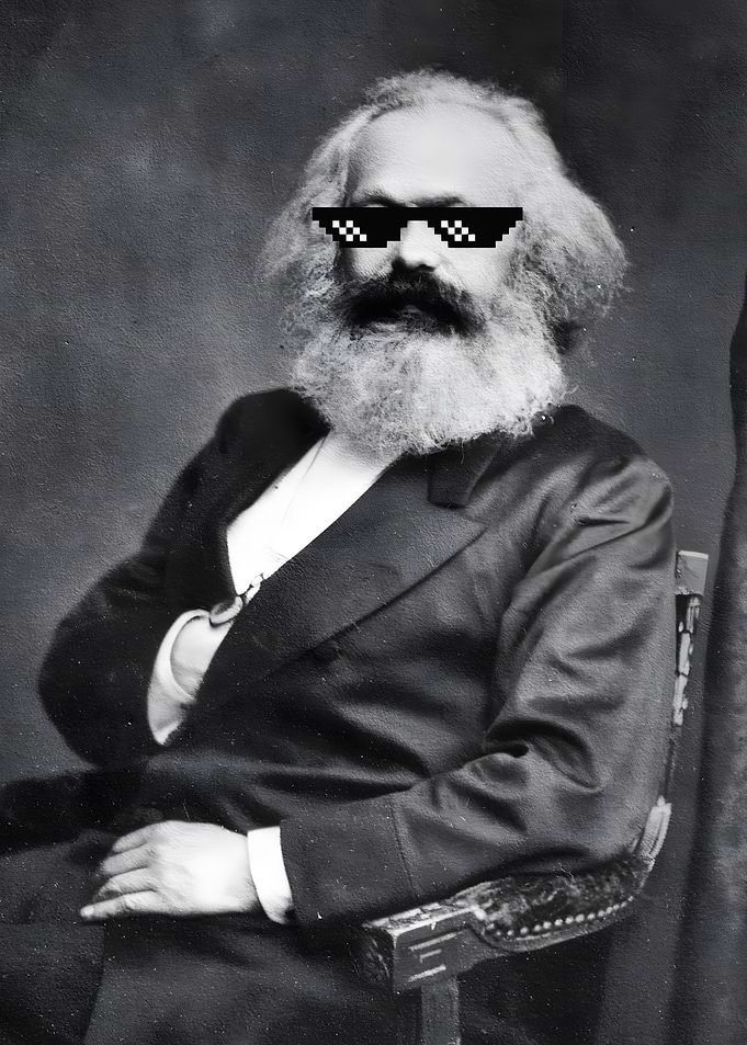 Funny Karl Marx Sunglasses