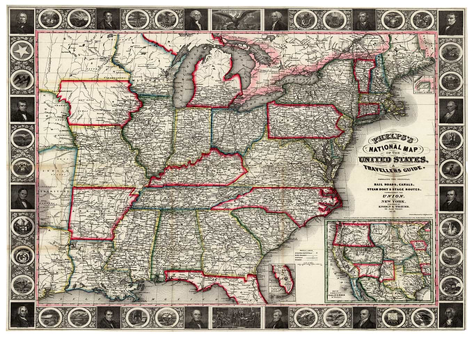 United States map