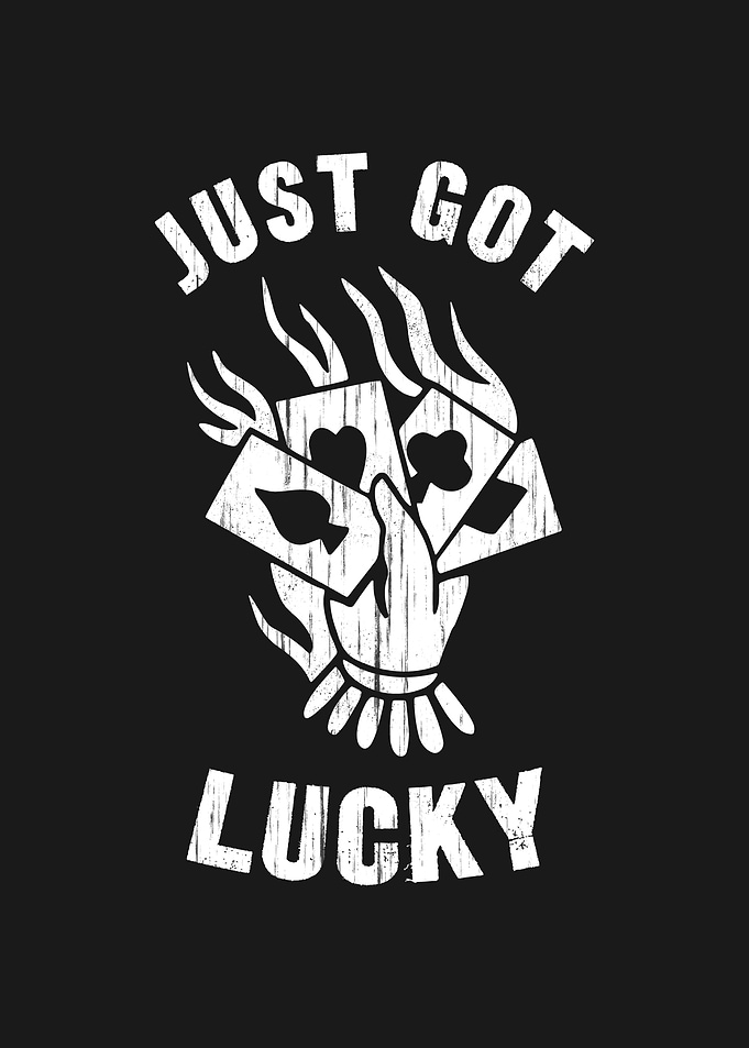 Lucky Poker Player Cards