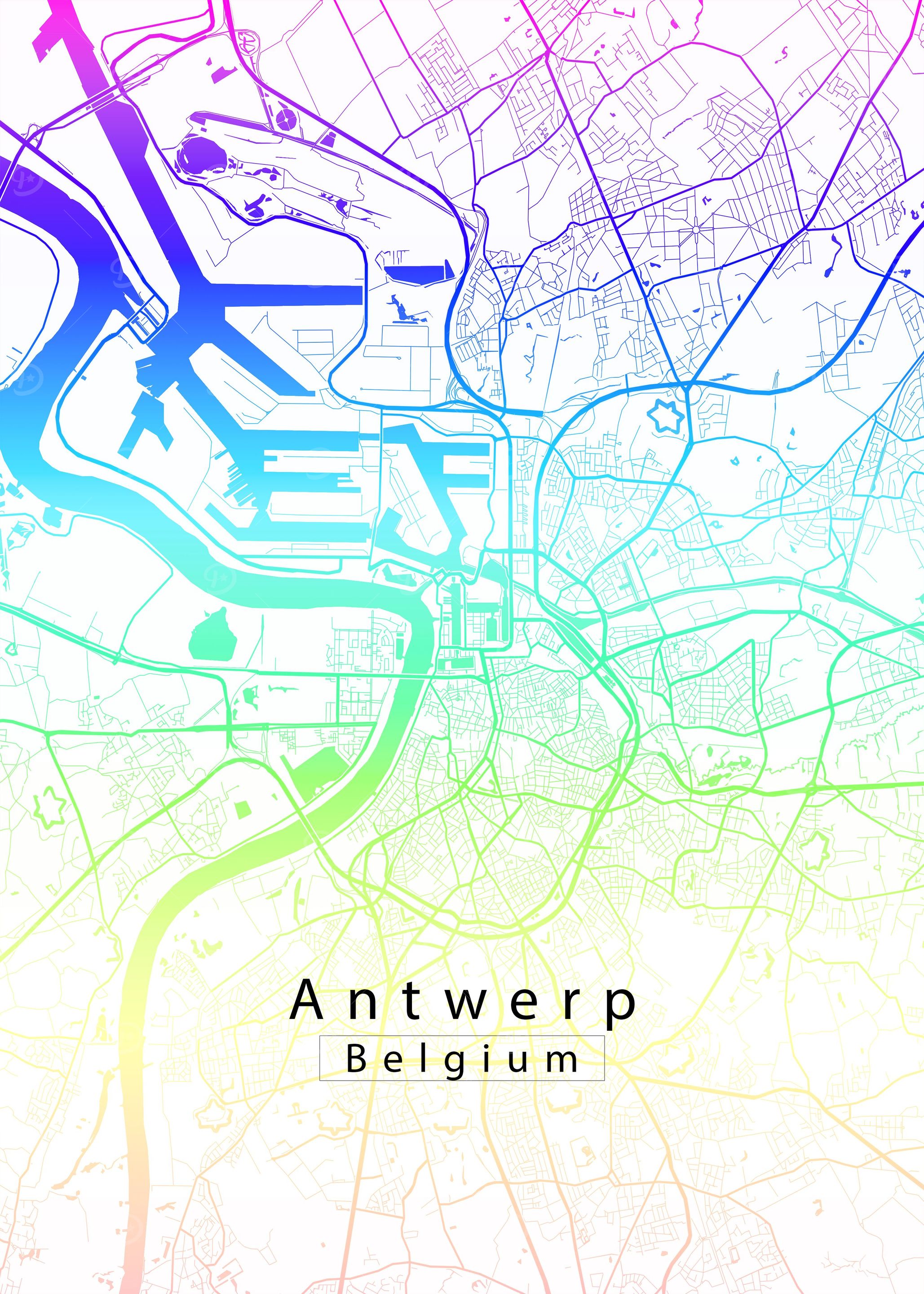 Antwerp City Map