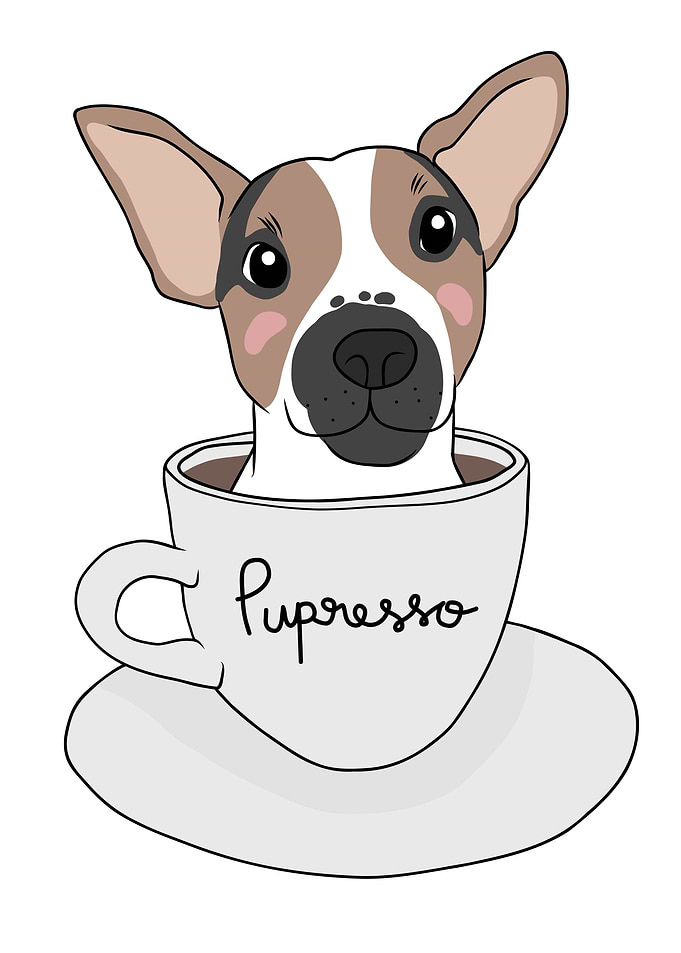 Jack Russell coffee cup