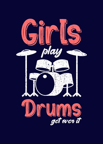 Girls Play Drums Get Over