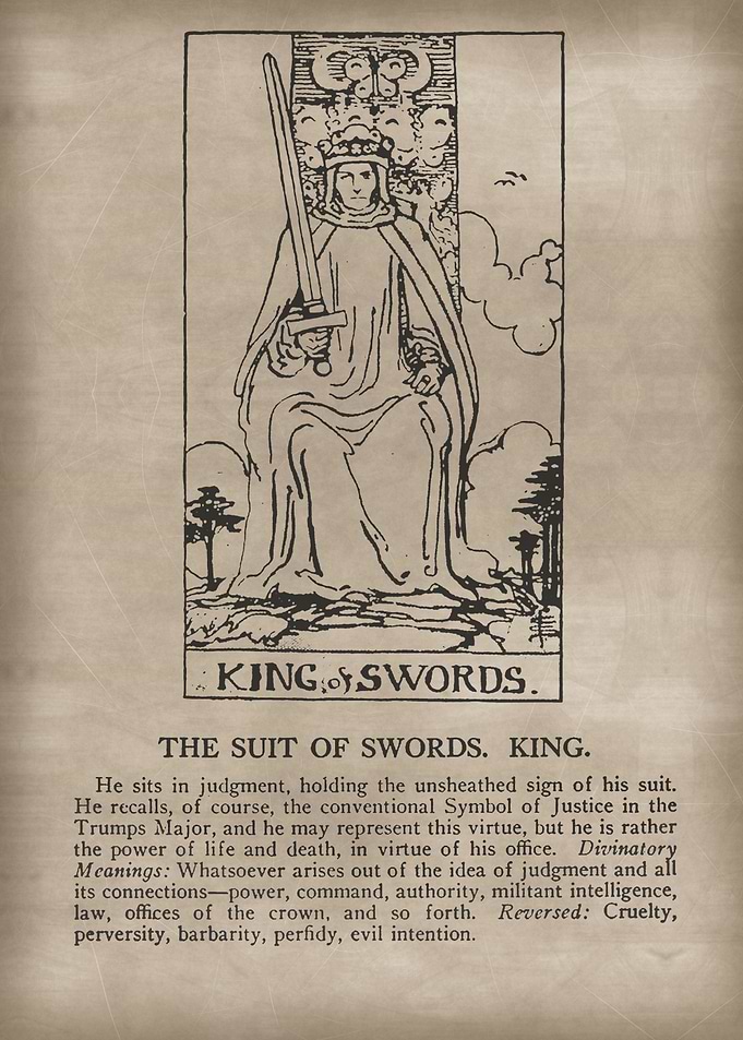 King of Swords Tarot Card