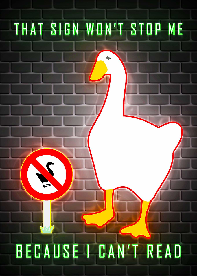 funny game goose quote