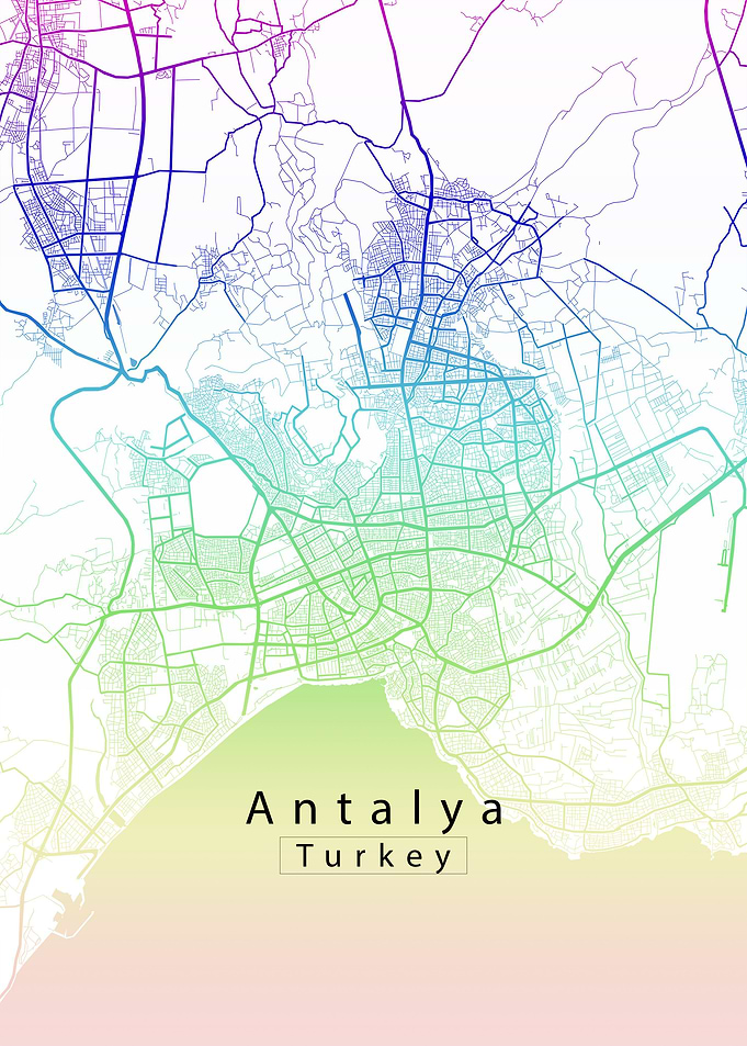 Antalya City Map