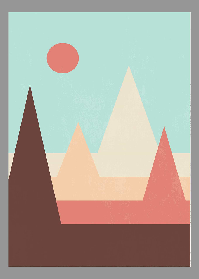 Abstract modern Landscape