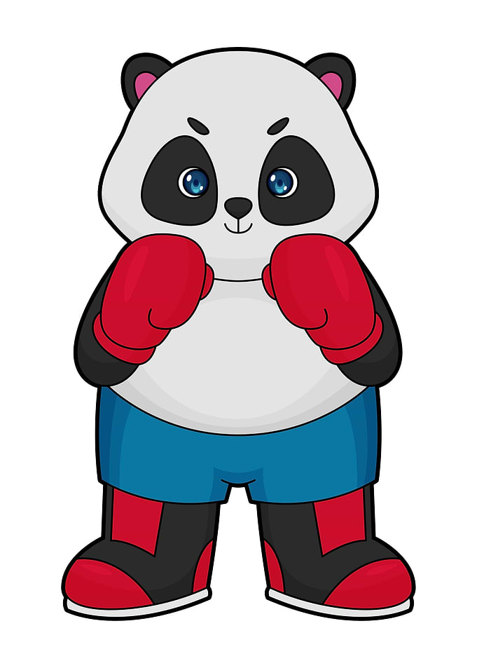 Panda Boxer Boxing gloves