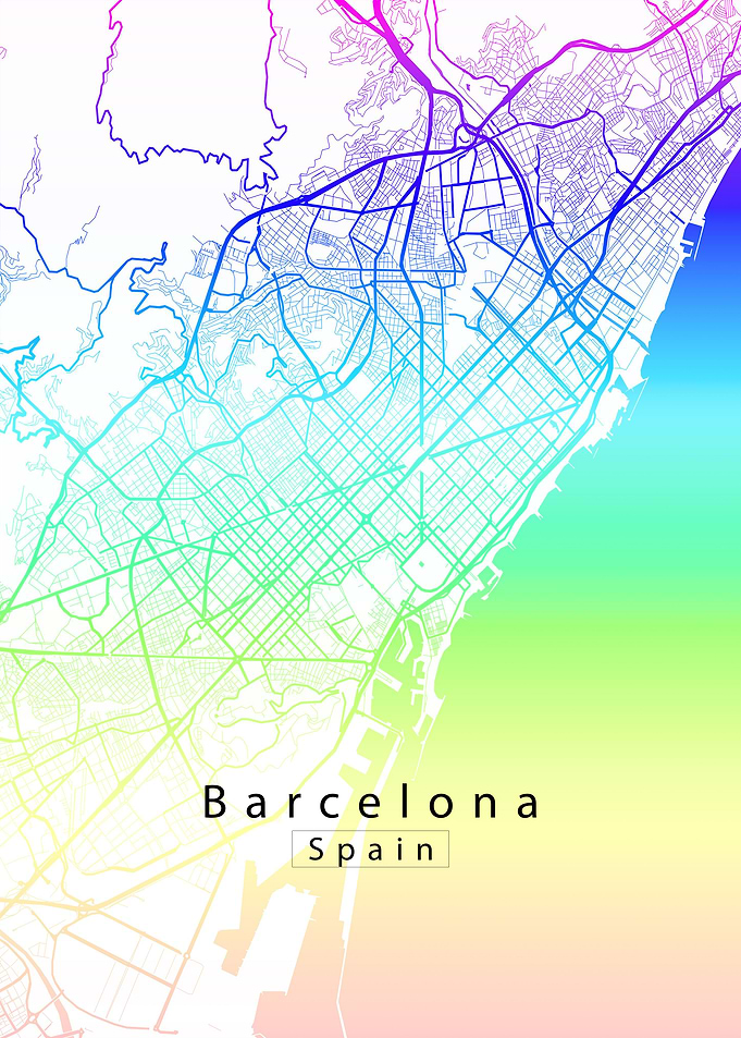 Barcelona City Map