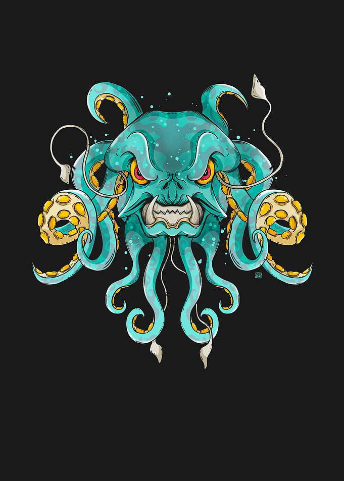 Kraken Underwater Monster