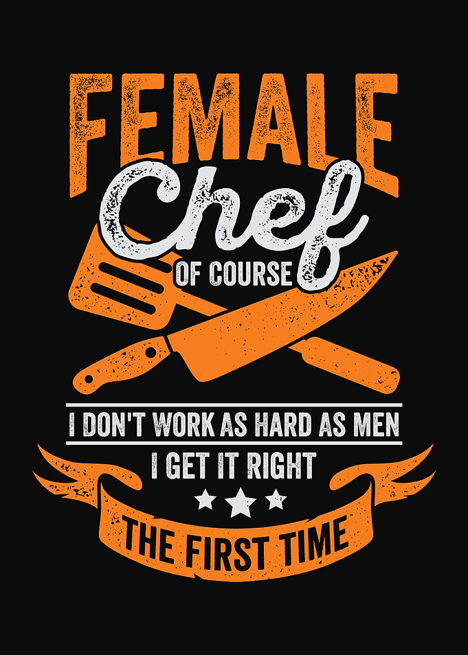 Female Chef Girl Design