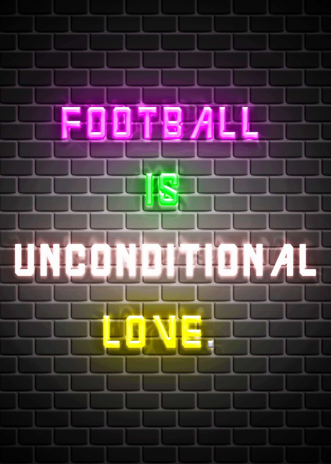 Football Quotes Neon