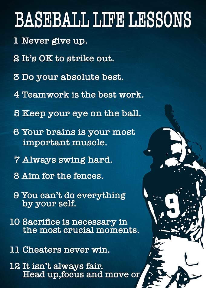 Baseball life lessons
