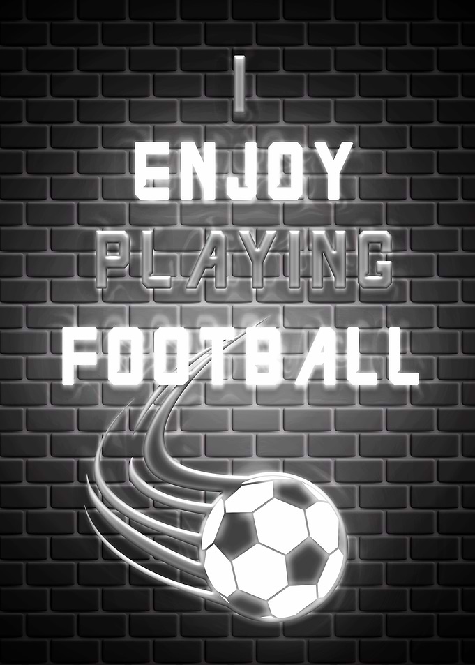 Football Quotes Neon
