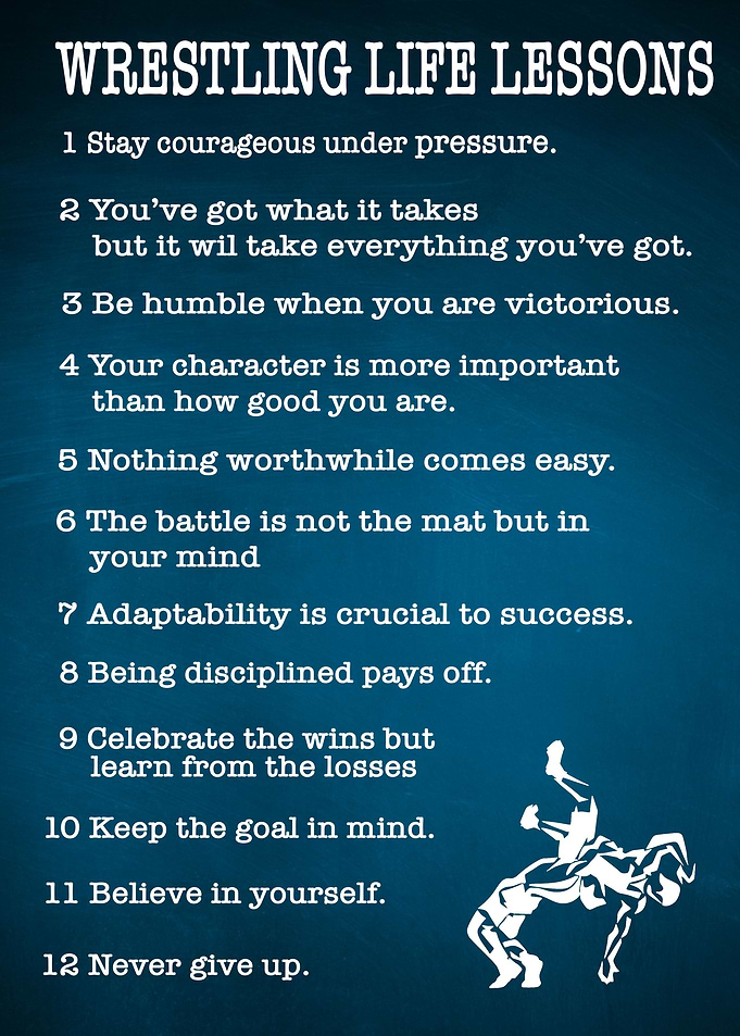 Wrestling life lessons
