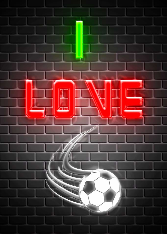 Football Quotes Neon