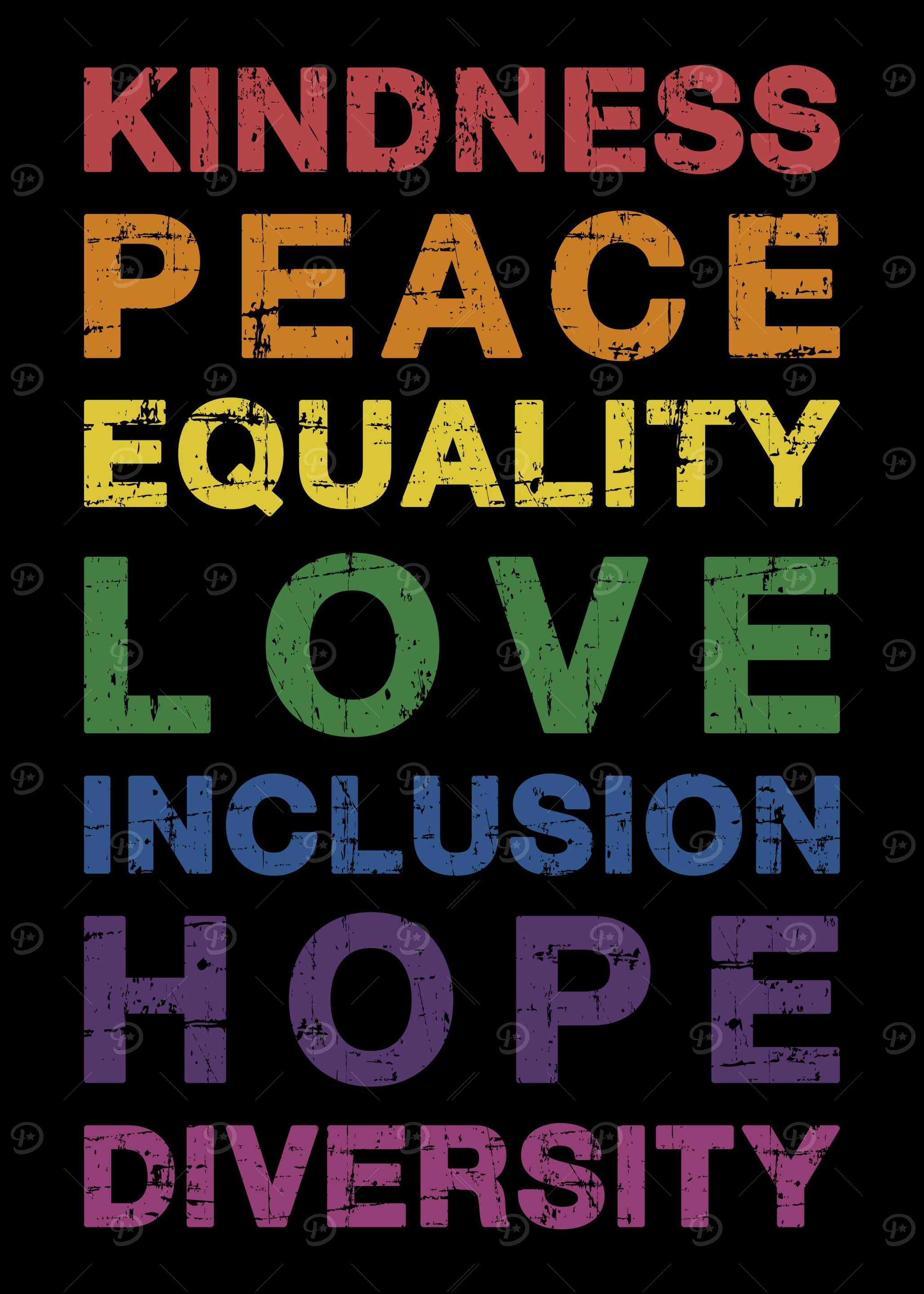 Kindness peace equality ra
